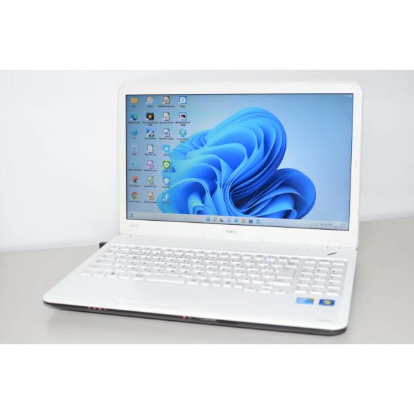 中古ノートパソコン Windows11+office NEC LS350/D core i3/大容量...