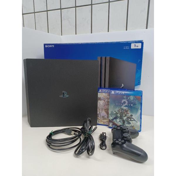 PlayStation4 Pro 1TB CUH-7000B+ソフト2点セット