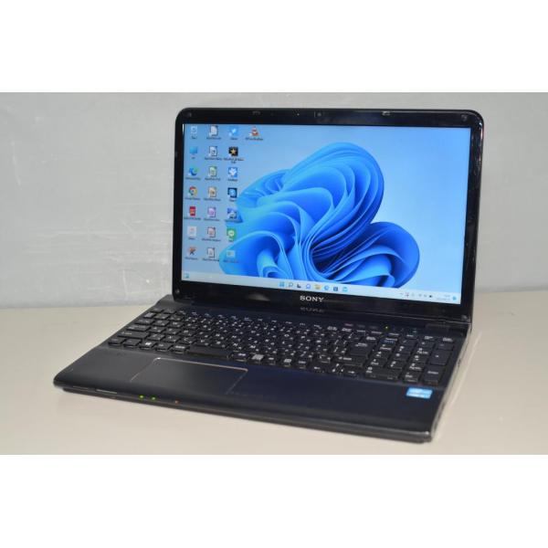 中古品 最新Windows11+office 新品爆速SSD256GB SONY SVE1512AJ...