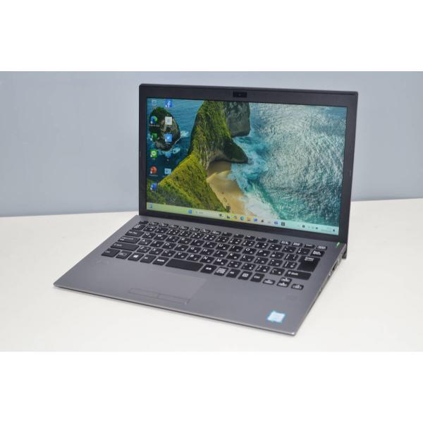 中古軽量ノートパソコン SONY VJS132C12N Windows11+office 爆速SSD...