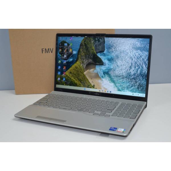 中古ノートパソコン 富士通 AH55/E3 Windows11+office 高性能core i7-...