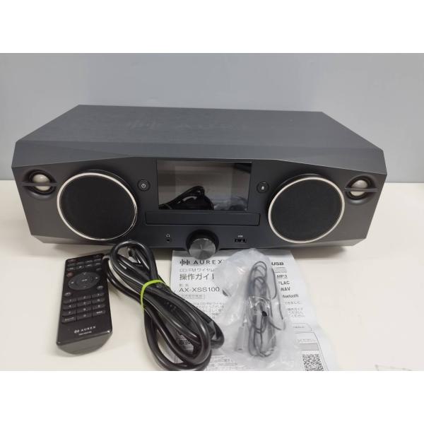 AUREX CD/FM ワイヤレススピーカーシステム/AX-XSS100/2025年製