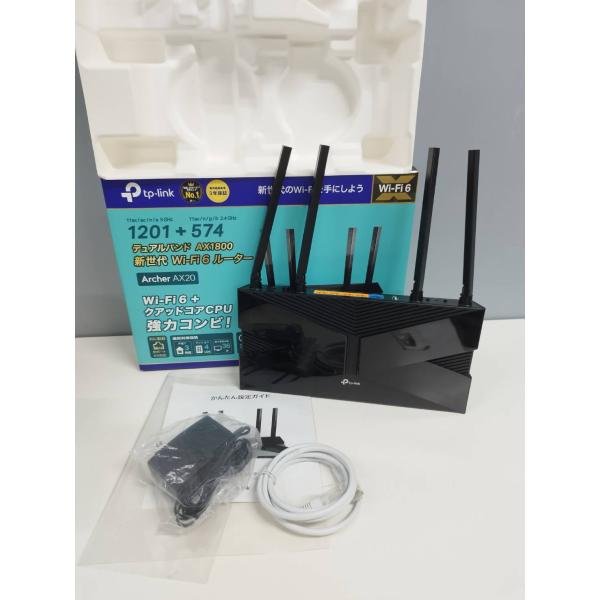【良品】tp-link AX1800 Wi-Fi6 ルーター/Archer AX20