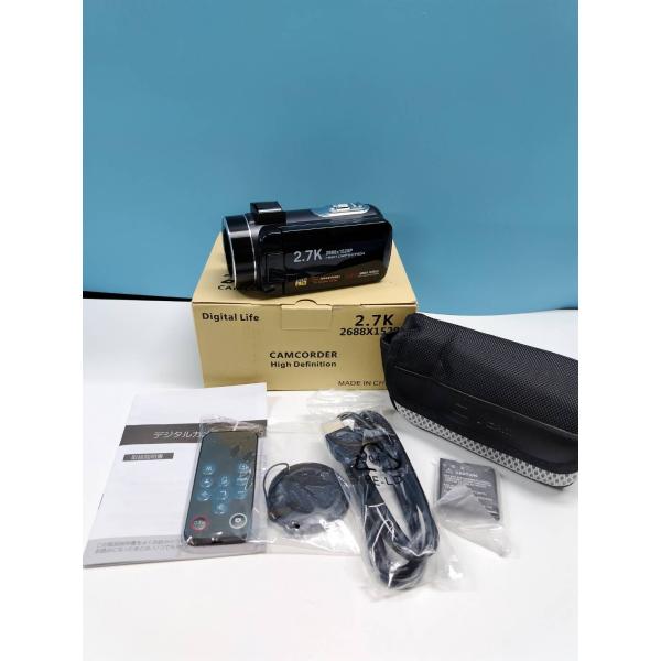 【未使用に近い】2.7K CAMCORDER ビデオカメラ