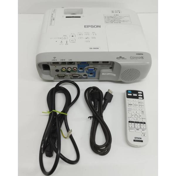 【美品】EPSON/エプソン EB-960W ビジネスプロジェクター/H863D/本体/3800lm...