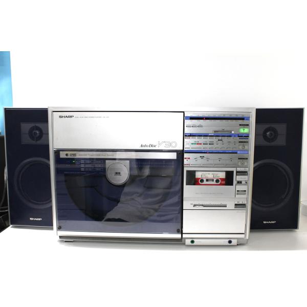 【現状品】SHARP/デュアルプレイ・ディスク・ステレオ・システム/VZ-V30/レコード/ラジカセ...