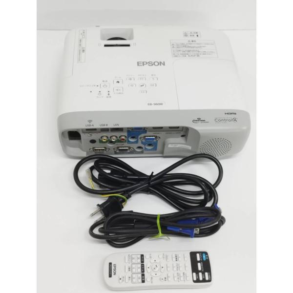 【良品】EPSON/エプソン EB-960W ビジネスプロジェクター/H863D/本体/3800lm...