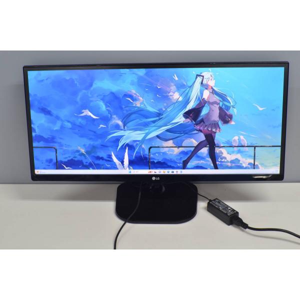 中古良品 LGエレクトロニクス 29UM58-P 29型ワイド液晶ディスプレイ 確認済