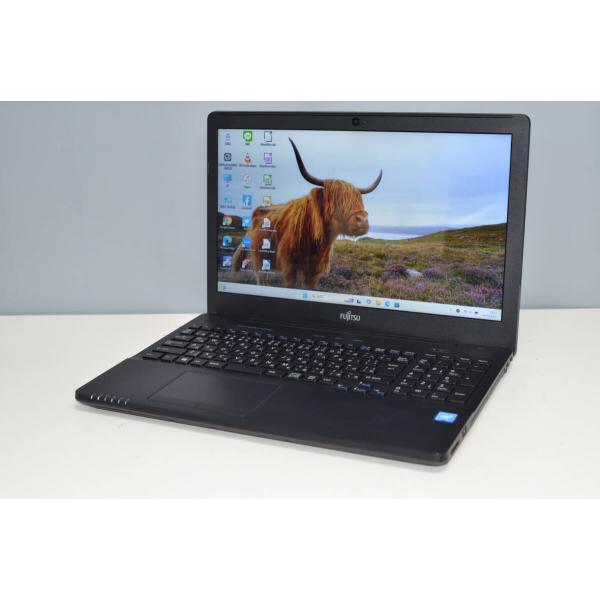 中古ノートパソコン 富士通 AH42/Y Celeron-3855U 爆速SSD256GB メモリー...
