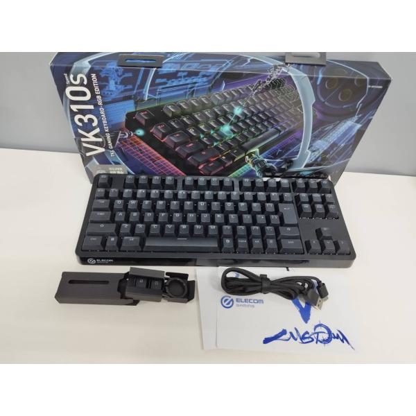 ELECOM VK310s TK-VK310S RGB Edition ゲーミングキーボード