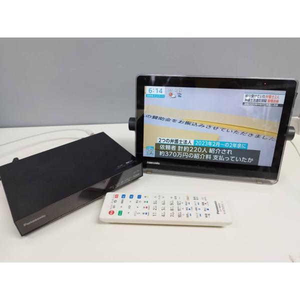 【良品】Panasonic UN-10T8D/HDDレコーダー付ポータブル地上・BS・110度CSデ...