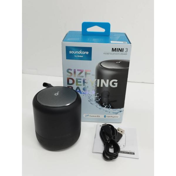 【良品】Soundcore MINI 3/A3119/ワイヤレススピーカー/ブラック