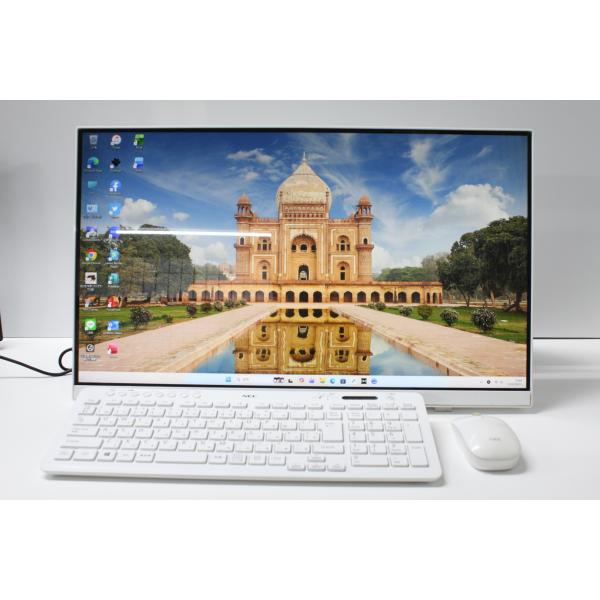 【現状品/一体型デスクトップ】NEC〈LAVIE HA770/RAW〉第10世代Core i7/SS...