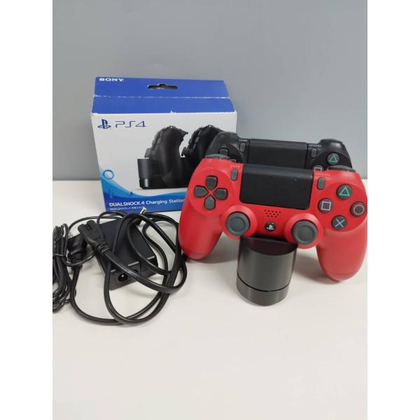 SONY PS4 DUALSHOCK 4 コントローラー2個＆充電スタンドセット！CUH-ZCT2J...