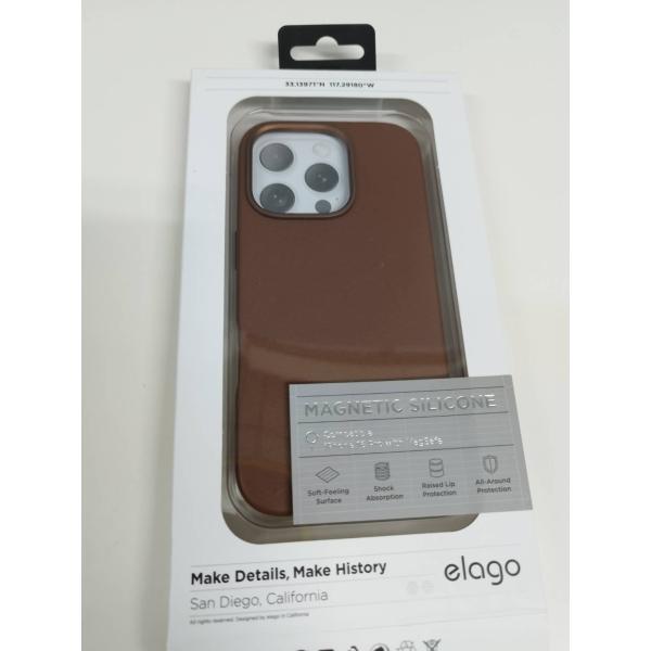 elago iPhone 16 Pro対応ケース/ブラウン