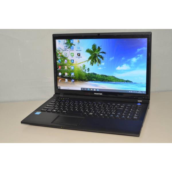 中古ノートパソコン Windows10+office 大容量HDD500GB FRONTIER NX...