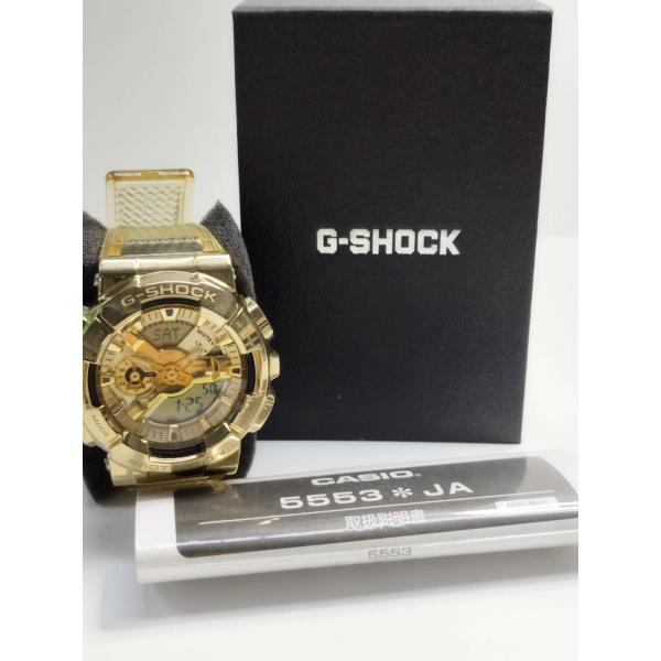 【稼働品】CASIO G-SHOCK メンズ腕時計/GM-110SG/ゴールド