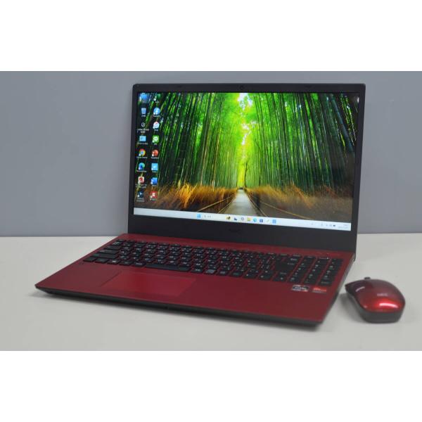 中古良品ノートパソコン NEC N1555/A Windows11+office AMD Ryzen...