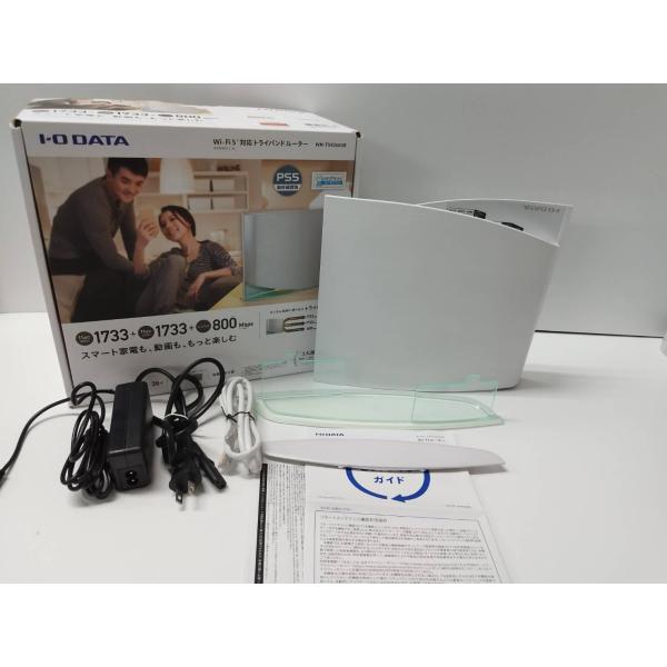 【美品】I-O DATA WN-TX4266GR/Wi-Fi5対応トライバンドルーター