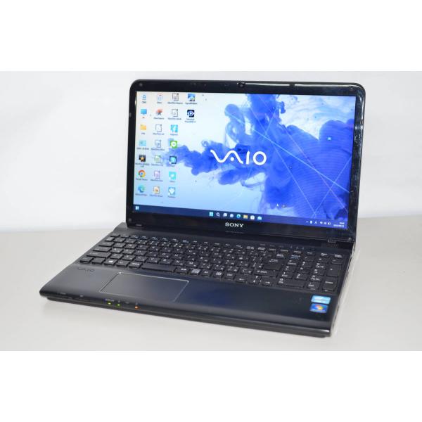 中古良品ノートパソコン Windows11+office 新品爆速SSD240GB SONY SVE...