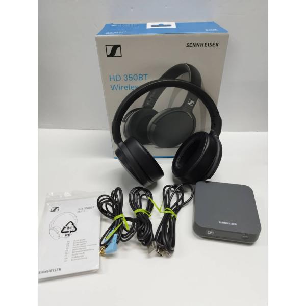 【良品】SENNHEISER HD 350BT/SEBT3/ワイヤレスヘッドホン/ブラック