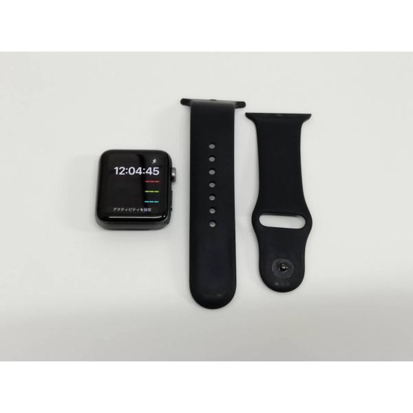 Apple Watch Series 3/GPS/42mm/A1859/スペースグレー〈NQL12L...
