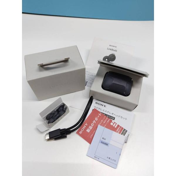 【良品】SONY LinkBuds WF-L900/HM ワイヤレスイヤホン グレー