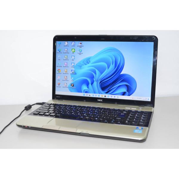 中古ノートパソコン Windows11+office 新品爆速SSD240GB NEC LS550/...