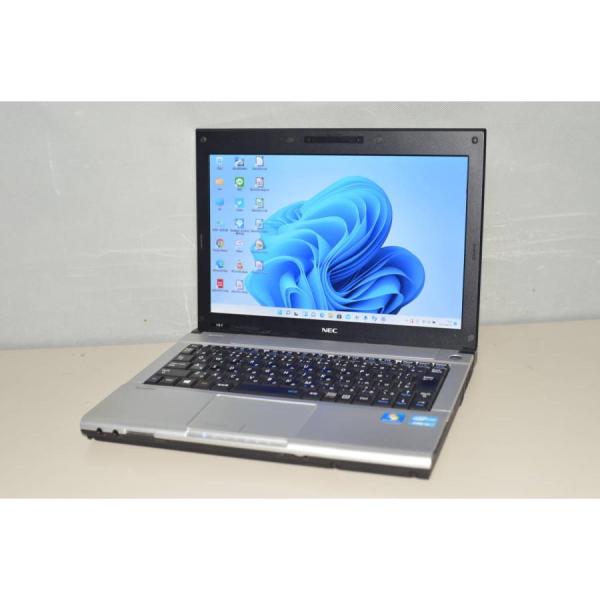 中古軽量ノートパソコン 最新Windows11+office 爆速SSD128GB NEC VK26...