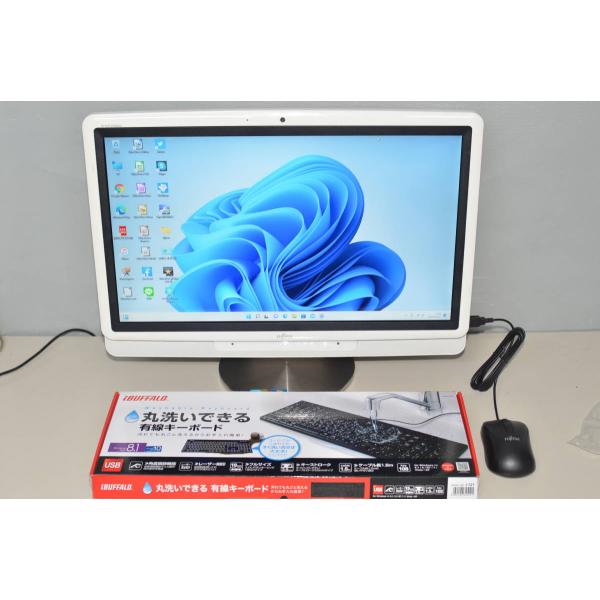 中古良品 一体型パソコン 最新Windows11 富士通 FH550/5BD core i5-560...