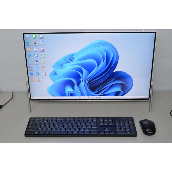 中古良品 一体型パソコン Windows11+office 富士通 FH52/E1 Celeron-...