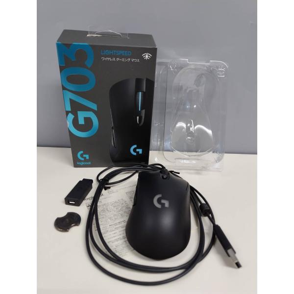 【良品】logicool LIGHTSPEED G703/MR0080/ワイヤレスゲーミングマウス