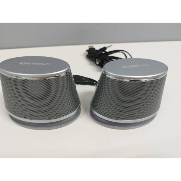 【良品】Amazon Basics V620SILVER/PCスピーカー