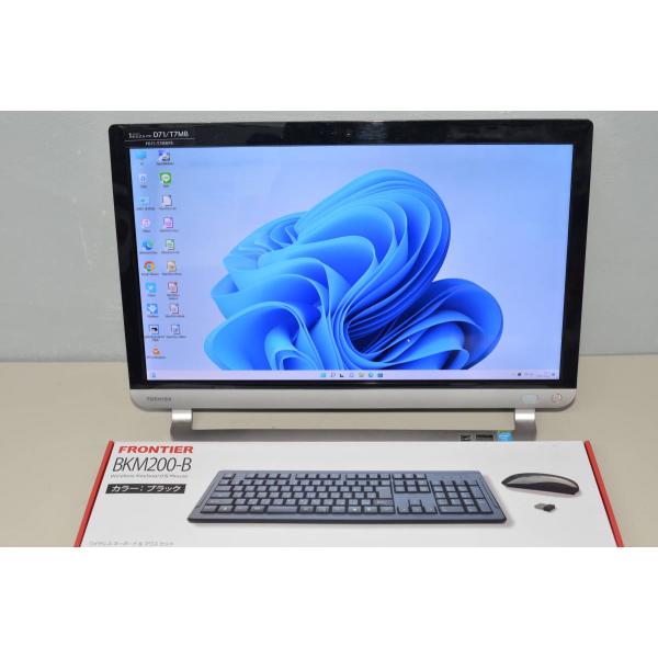 中古良品 一体型パソコン 最新Windows11+office 東芝 D71/T7MB core i...