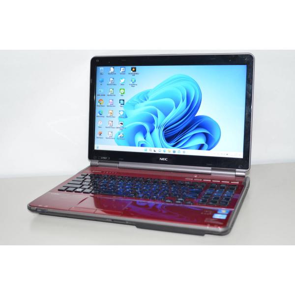 中古良品ノートパソコン Windows11+office 爆速SSD480GB NEC LL750/...