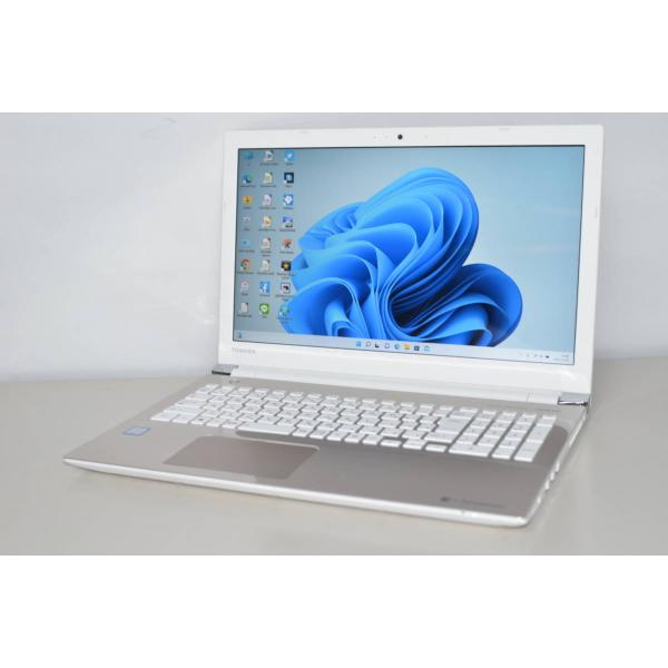 中古ノートパソコン 東芝 T65/GG Windows11+office 高性能core i7-85...