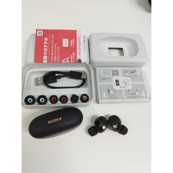 【美品】SONY WF-1000XM5/YY2963/ワイヤレスイヤホン/ブラック