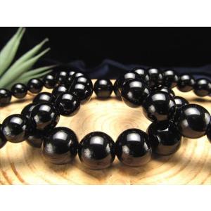 4A 黒水晶ブレスレット 約10mm-10.5...の詳細画像5