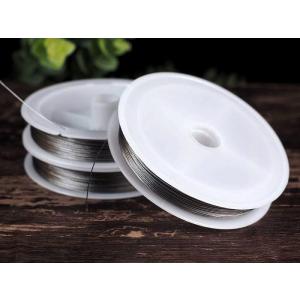 1個売り ナイロンコートワイヤー 0.30mm 0.38mm 0.45mm 選べる3サイズ たっぷり50m 7本より線 ブレスレット ネックレス用 si-p パワーストーン