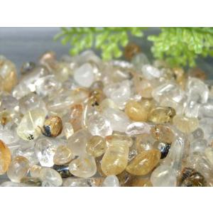 激安宣言 中粒 つるんと丸タイプ ゴールドルチルクォーツ