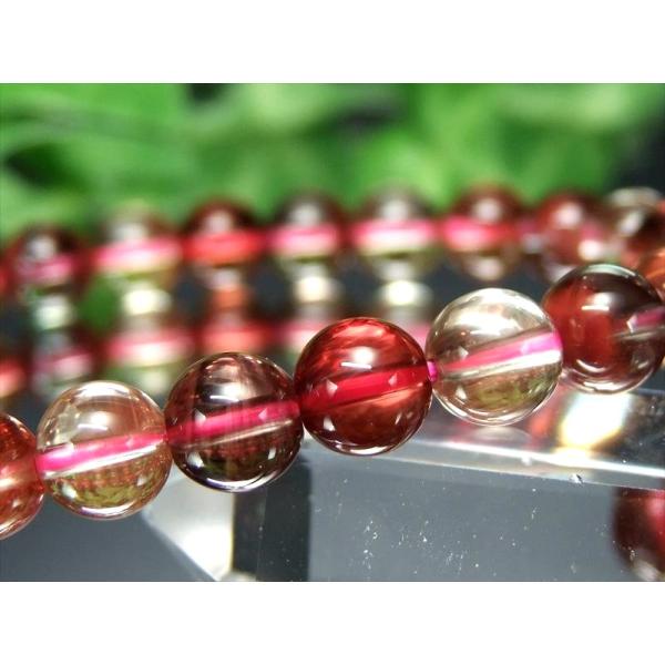 ブレスレット 5A級 超透明 MIXキャンディーカラーアンデシン 7mm-7.5mm×27珠 超透明...