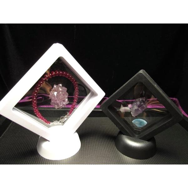 Mサイズ フロートコレクションケース サイズ約89×89×18mm 2色 si-s inmy パワー...