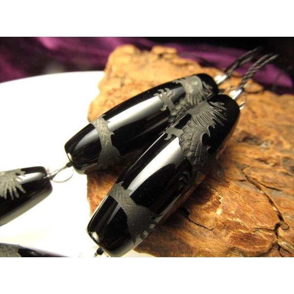 五本爪龍神 オニキス天珠形 諸運隆盛 富財獲得 お買い得 五本爪龍神彫刻オニキス天珠形 サイズ：約4...