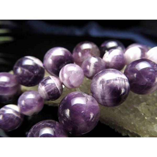 約8mm珠 シェブロンアメジスト ケープアメジスト 一連破格 約38-40cm 極上 天然石 ビーズ...