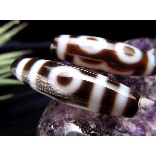 A至純天珠 三眼天珠 さんがんてんじゅ サイズ:約37ミリ 1個売り 極上 天然石 ビーズ パワース...