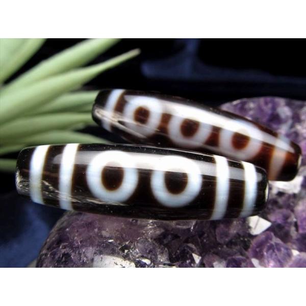 A至純天珠 五眼天珠 ごがんてんじゅ サイズ：約37ミリ 1個売り 極上 天然石 ビーズ パワースト...