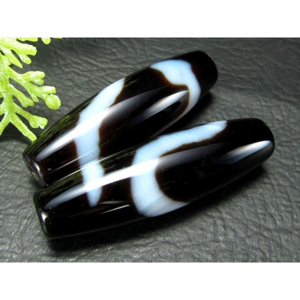 A至純天珠 白蛇天珠 しろへびてんじゅ サイズ:約37ミリ 1個売り te-s