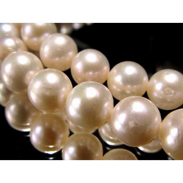 AA 美品 6mm珠 淡水パール 一連 約38-40cm ストラップ ピアス アクセサリー作成に r...