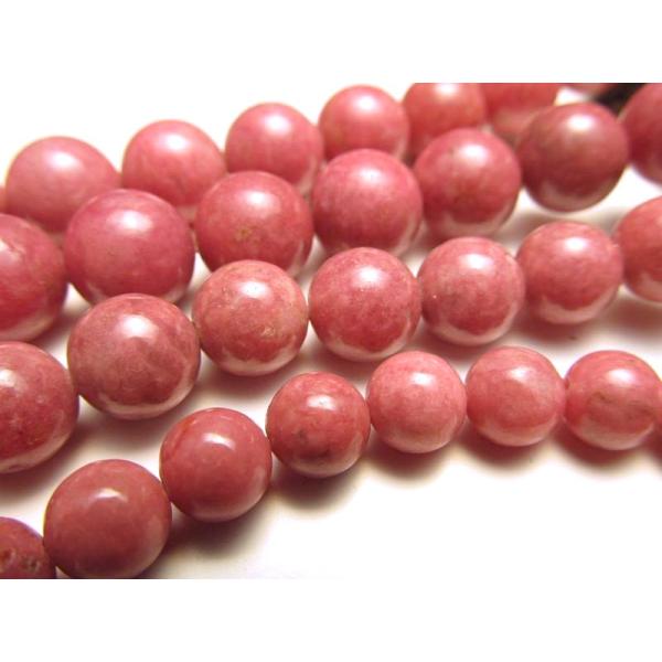 激安宣言 AAA 約4mm珠 ロードナイト 一連 約38-40cm 天然石 ビーズ パワーストーン ...