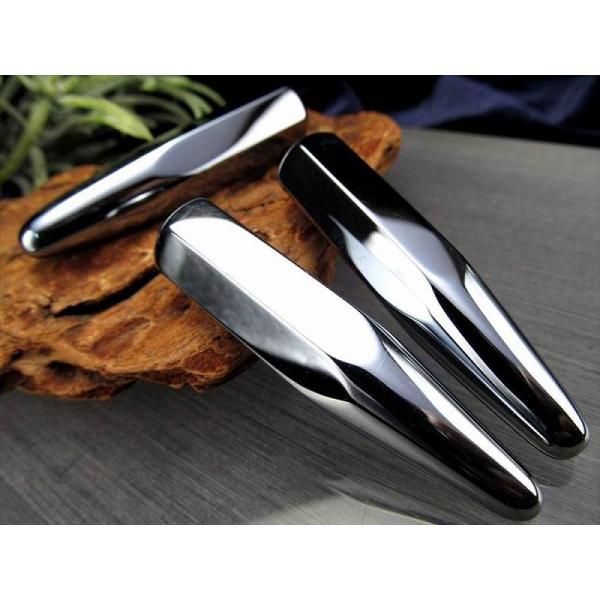 テラヘルツ鉱石 ミニ マッサージ棒 携帯用ポーチ付き 長さ約55mm-60mm×太さ約12mm-13...